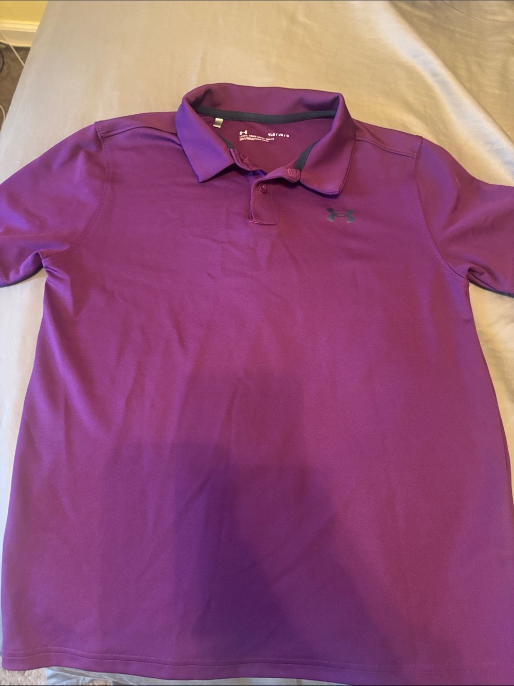 Under Armour Purple Polo Shirt